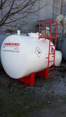 4m3 Tek cidarlı Akaryakıt Tankı