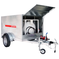 RÖMORKLU YAKIT TANKI 960 LT TEK DİNGİL